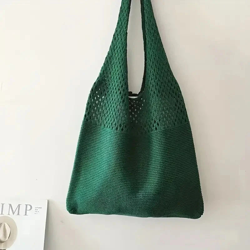 Simple Retro Hollow Crochet Bag