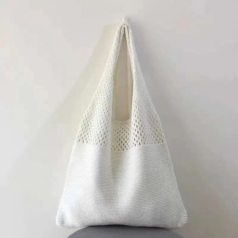 Simple Retro Hollow Crochet Bag