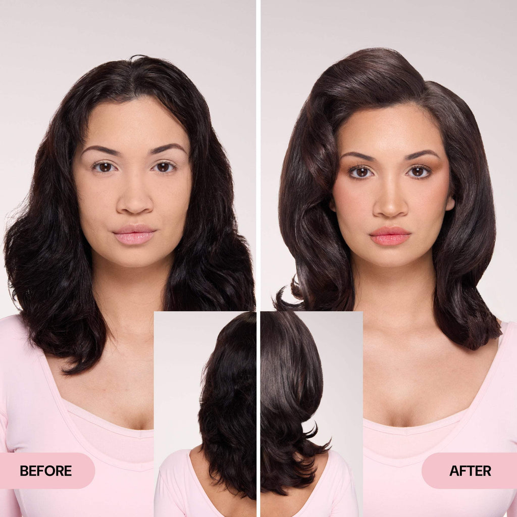 L'ange Hair Le Volume Elevé 65MM 2-in-1 Titanium Brush Dryer, 3 Heat Settings, 360° Vented Airflow, Bllush