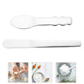 Minkissy 2pcs Stainless Steel Cosmetic Spatula Set for Facial Care and Home Use Beauty Tools