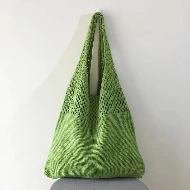 Simple Retro Hollow Crochet Bag
